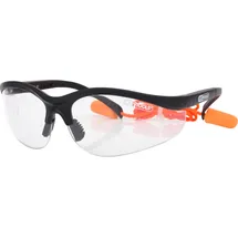 KS Tools Schutzbrille-transparent, mit Ohrstöpsel 310.0176
