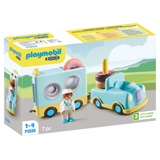 Playmobil PLAYMOBIL® 1.2.3 Verrückter Donut Truck mit Stapel- und Sortierfunktion