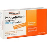 Ratiopharm Paracetamol-ratiopharm 1000mg Zäpfchen