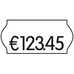Checkpoint METO Preisetiketten, 26x12mm, weiß wiederablösbar, 27.000 Etiketten 4023218960856 Checkpoint METO 18 Rolle
