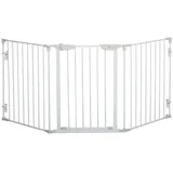 PawHut Hundegitter 3 Elemente Weiß 180 x 74,5 cm