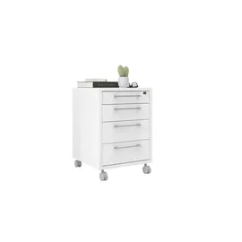 Möbel Kraft Success Rollcontainer 48,2 x 49,1 x 68,2 cm Weiß