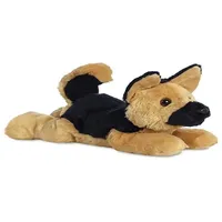 AURORA Aurora, 31536, Flopsies Bismarck Schäferhund, 30cm, Plüschtier, braun