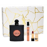 YVES SAINT LAURENT Duft-Set YSL BLACK OPIUM EDP 90ML + EDP 10ML + LIPSTICK