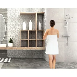 ZOLLNER Frottier Handtuchset 70 x 140 cm weiß 2 St.