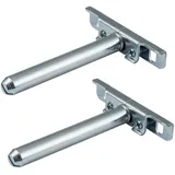 2x Tablarträger unsichtbar Regal Boden-Träger Regalträger Wand Montage Tablar