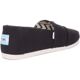 TOMS Alpargata Herren Slipper, Schwarz Weiß, 44.5 EU