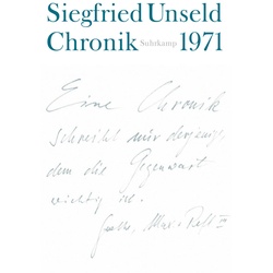 Chronik - Siegfried Unseld, Leinen