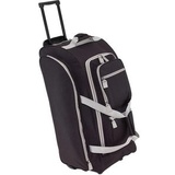 Böttcher-AG Reisetasche 9P, mit Rollen, Polyester, grau / schwarz, 75 Liter, 75cm