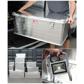 B2B Partner Werkzeugbox Aluminium 902 x 495 x 382 mm grau