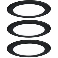 Paulmann LED Möbeleinbauleuchten 3er Set, rund 65 mm, Ausleuchtung des Schrankinneren