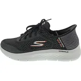 SKECHERS Go Walk Flex New World Slip-InTurnschuhe, Black Textile/Synthetic, 49