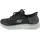 SKECHERS Go Walk Flex New World Slip-InTurnschuhe, Black Textile/Synthetic, 49