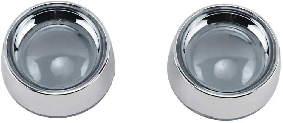 Kuryakyn Dish Bullet Ersatzblinkerglas - Smoked - One Size