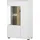 Home Affaire Vitrine Hudson 75 x 38 x 125 cm Weiß