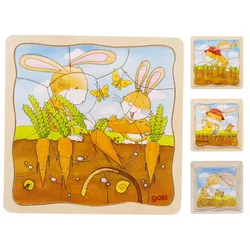 goki Lagenpuzzle »Gemüsebeet«