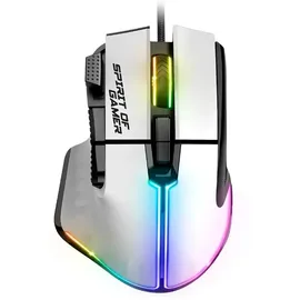 Spirit Of Gamer Pro M5 RGB Gaming-Maus Weiß