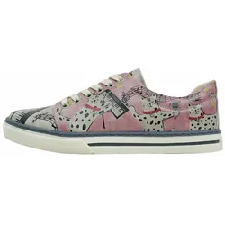Sneaker DOGO "Damen Sneaker Dance With Me Vegan Damen Sneaker / Female", Damen, Gr. 39, Normalschaft, beige (natur), Lederimitat, Schuhe, Vegan