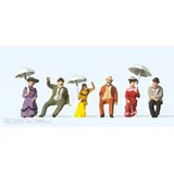 Preiser H0 Sitzende Figuren um 1900 (3er Set)