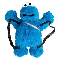 Sesame Street Sesamstraße Krümelmonster 3D Rucksack 58 cm in Blau