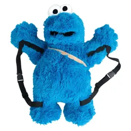 Sesame Street Sesamstraße Krümelmonster 3D Rucksack 58 cm in Blau