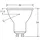 LEDVANCE LED-Reflektorlampe PAR16 6.9W 575lm 60D - 830 GU10 3000K warmweiss wie 80W