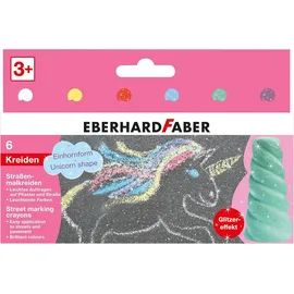 Eberhard Faber Einhorn Straßenmalkreide 6 St. mehrfarbig