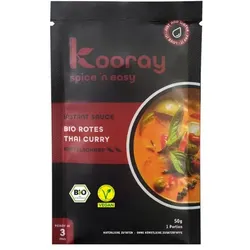 Kooray Instant Sauce - Thai Curry rot bio