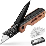 WorkPro 2-IN-1 Taschenmesser Braun
