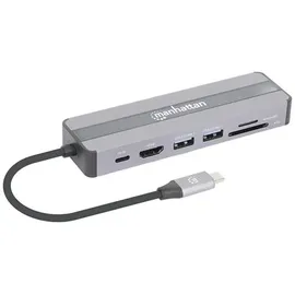 Manhattan USB-C® Dockingstation 153928 Passend für Marke Dockingstations: Universal inkl. Ladefunk