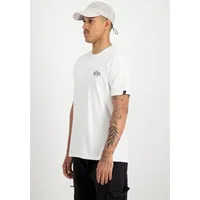 Alpha Industries Signature Bp T Kurzarm-T-Shirt White S