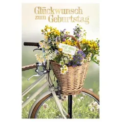 Geburtstagskarte geprägt 51-1974 Bild