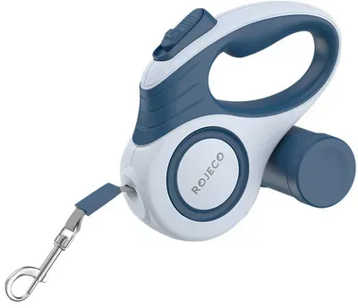 ROJECO A12 Automatik-Leine, 3 m (blau)
