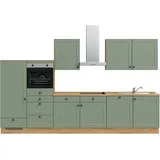 Nobilia nobilia® Cascada premium\ vormontiert, Breite 360 cm, Ausrichtung wählbar, wahlw. mit E-Geräten
