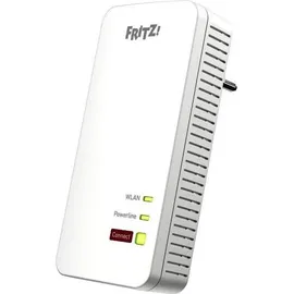 AVM Fritz!Powerline 1240 AX WLAN Set Edition International Extender Kit für Stromnetz bis zu 1.200 Mbit/s, Integriertes WLAN bis 600 Mbit/s, Mesh, Access Point, Schnittstelle auf Italienisch