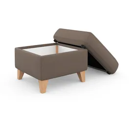 sit&more Visby Microfaser Paris taupe/buche natur