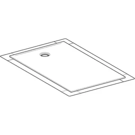Geberit CleanFloor30 Duschfläche integriert, mit Dichtvlies, 150x90cm, 551016001