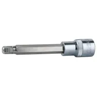 KS Tools 3/8" CHROMEplus Bit-Stecknuss Innensechskant lang, 8mm