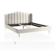 SalesFever Muschelbett 140 x 200 cm Beige