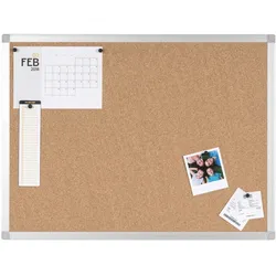 Bi-Office Korktafel Ayda mit Aluminiumrahmen 60x45cm