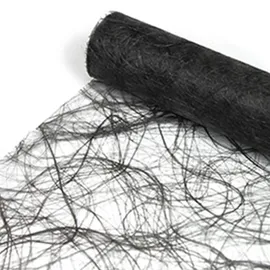 DecoHomeTextil Heimtextilmanufaktur DecoHomeTextil Deco Netz Tischläufer Tischband Dekoration Deko Anthrazit Dunkelgrau 30 cm x 5 Meter