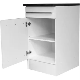 BASIC by Balculina Unterschrank Jazz 50 x 90 x 60 cm Weiß