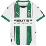 Puma Borussia Mönchengladbach Heimtrikot 2024/25 mit Sponsor Kinder 01 | PUMA white/archive green 152