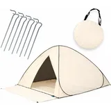 Eurocatch Festivalzelt 200x130 cm – Pop-up Wurfzelt, Wasserdichtes 210D Oxford Nylon, Verdunkelnd, Inklusive Heringe und Tragetasche – Aufbau in 5 Sekunden