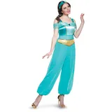 Disguise Aladdin Jasmin Kostüm für Damen, türkis, Medium (8-10) US - Medium (8-10) US