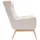 miliboo Sessel Skandinavisch beige aus Holz BRODY