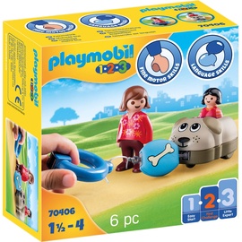 Playmobil 1.2.3 Mein Schiebehund 70406