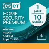 Eset Home Security Premium, 10 User, 1 Jahr, ESD (multilingual) (PC) (EHSP-N1-A10)