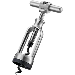 GEFU Korkenzieher »DEGUSTO«, (1 tlg.), elegantes Design, einfache Handhabung, robuste Qualität GEFU Silber