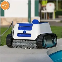 Poolroboter reinigt Boden/Wände und die Wasserlinie